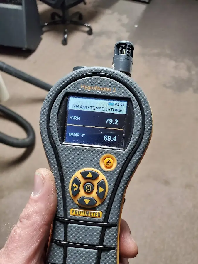 Moisture meter humidity assessment for Fire & Smoke Damage Restoration in Alpharetta